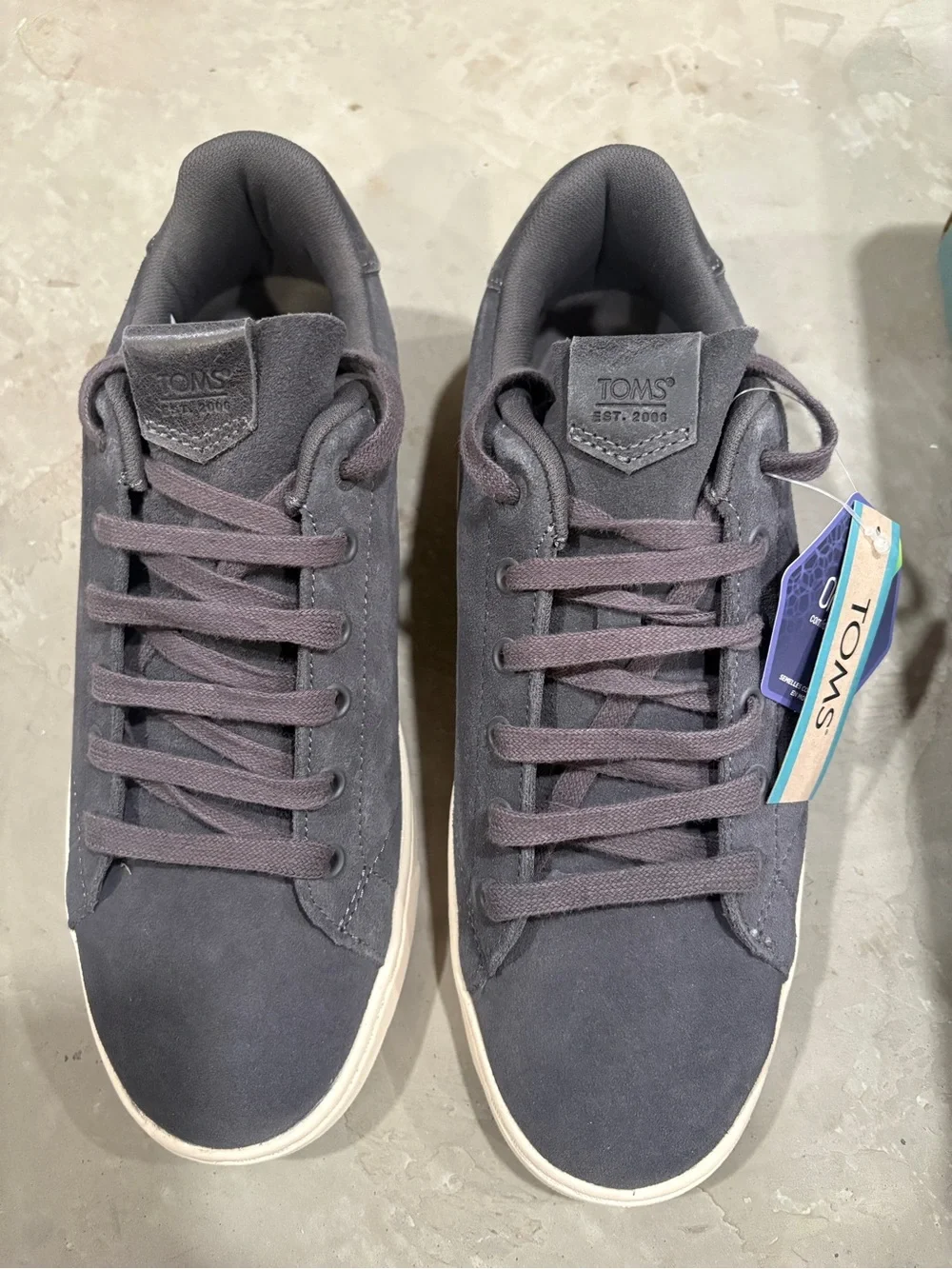 TOMS MEN'S TRVL LITE 2.0 DARK GREY SNEAKERS